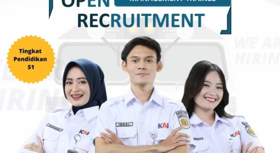 PT Kereta Api Indonesia (Persero) atau KAI buka lagi peluang kerja untuk beberapa putra-putri terbaik bangsa